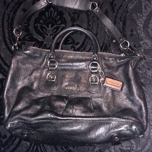 Black Coach shoulder bag
